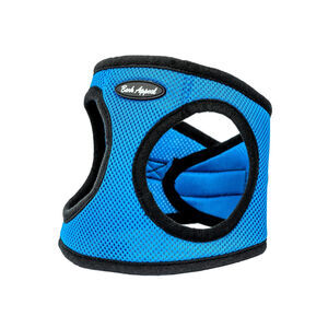 Bark Appeal Solid Mesh EZ Wrap Blissful Blue Dog Harness - XXS